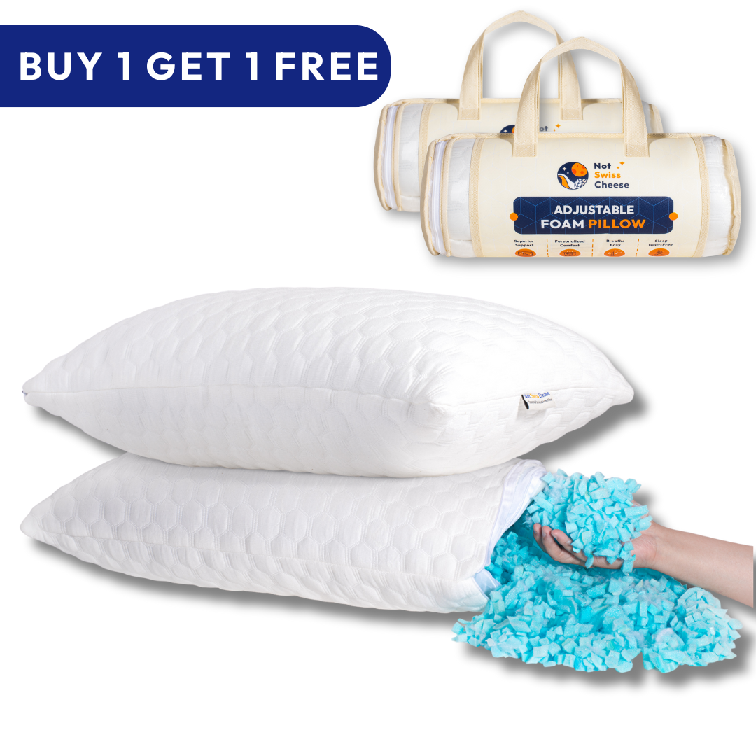 Shredded Adjustable Memory Foam Bed Pillow