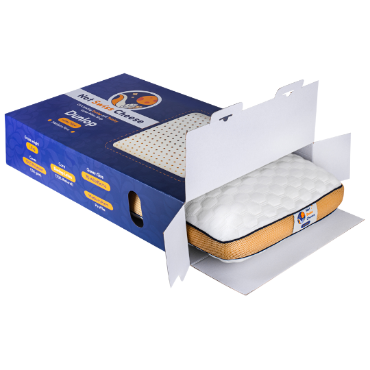 Dunlop Medium Support Queen Size Latex Foam Pillow