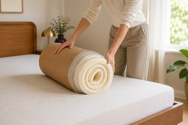 Unroll it on your mattress